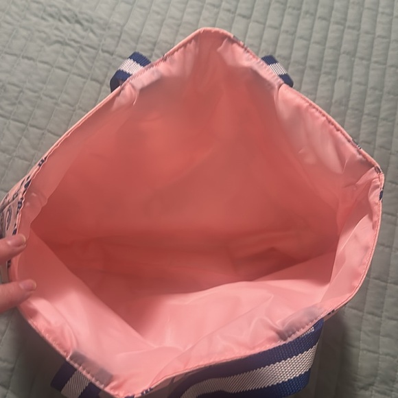 Pink and Blue Estee Lauder Tote Bag - Picture 2 of 2